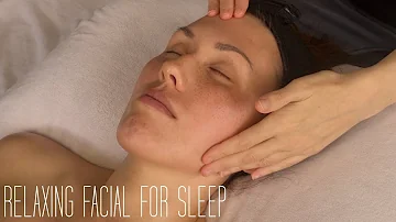 Relaxing Facial with Music for Sleep and Insomnia  💆😴