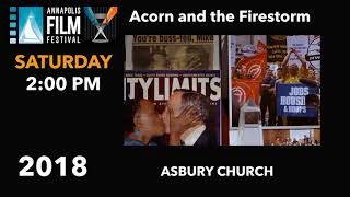 Acorn and the Firestorm Saturday