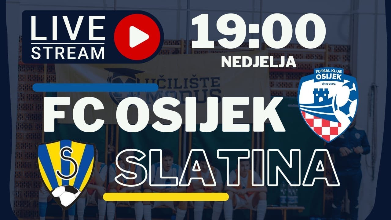 Juniori Istok VII. kolo: MNK Osijek - MNK Slatina