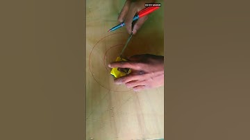 Tape Measure Compass Hack! Draw Perfect Circles Easily #shorts