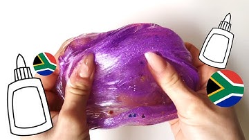 CLEAR SLIME TUTORIAL! using South African glue!