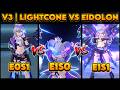 V3 | Sw Lv.999 Eidolon Vs Lightcone Comparison | E0S1 Vs E1S0 Vs E1S1 | New MOC 4.2 #silverwolf