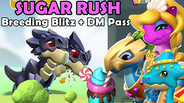 SUGAR RUSH Clan Event Is BACK! How to Breed APHRODITE DRAGON + New SKULLHELM DM PASS! - DML #1425