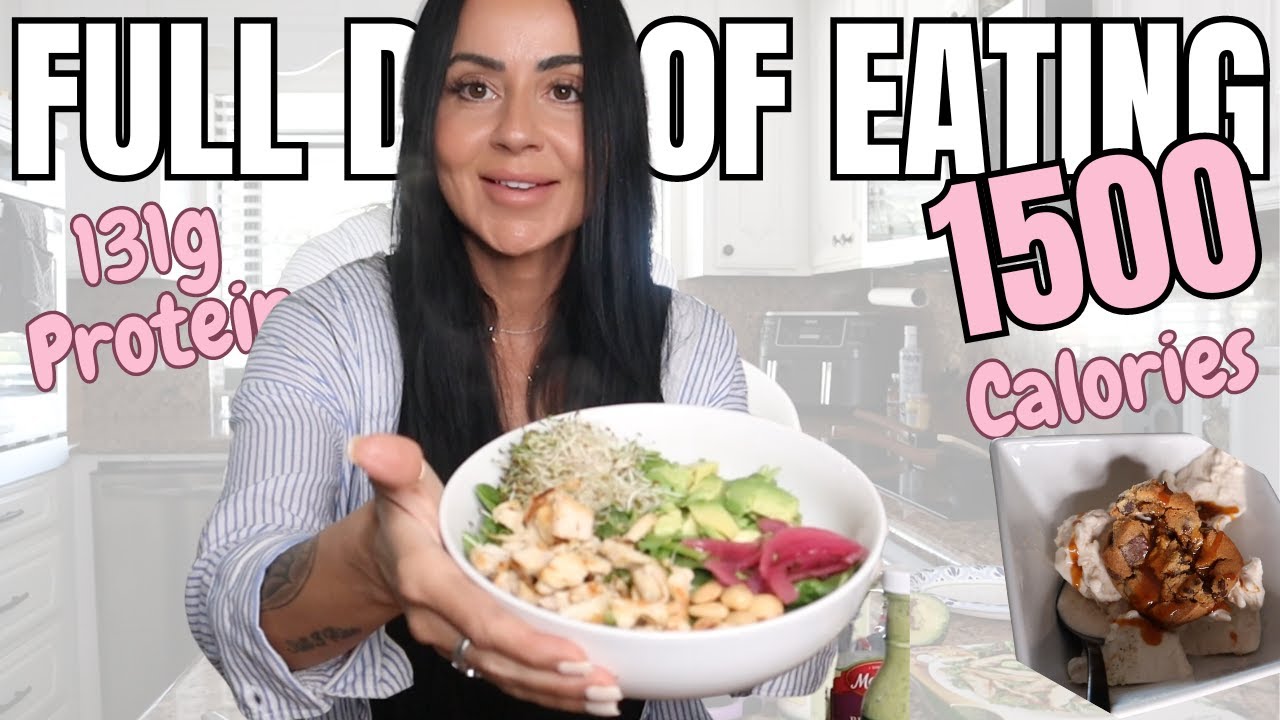 WHAT I EAT IN A DAY |  How I Lose Fat | High Protein  | 48 years old in Menopause | 1500 calories