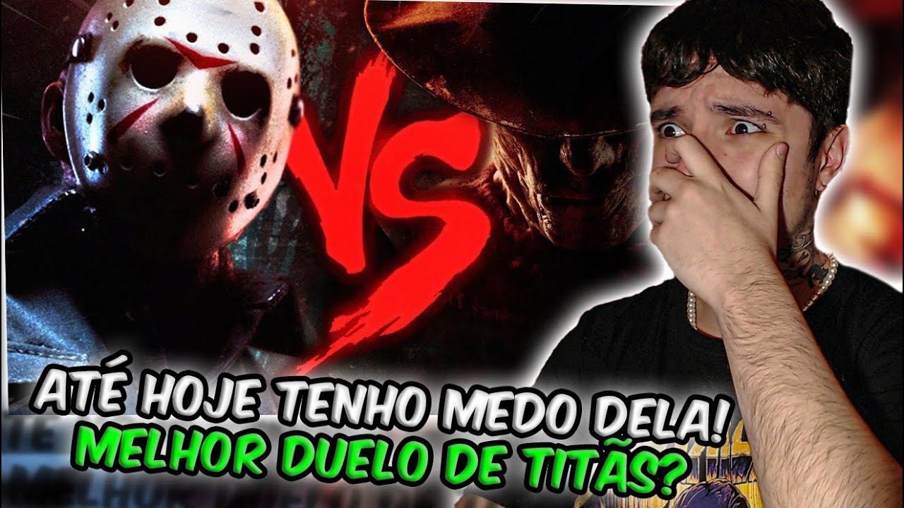 (O MELHOR DUELO?!) REAGINDO ao Freddy Krueger VS. Jason Voorhees | Duelo de Titãs | REACT // Nai