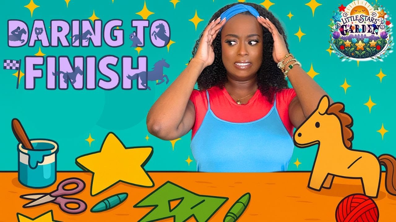 Little Stars’ Garden Ep 25 | Daring to Finish | Kids Show About Perseverance, Focus & Follow-Through