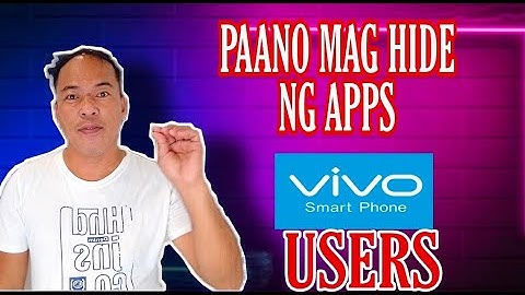 PAANO MAG HIDE NG APPS FOR VIVO USERS | OLIVER TV