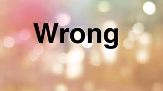 Buzz wrong sound