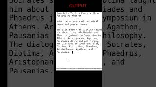 My-whisper: A simple Emacs package that provides speech-to-text functionality using Whisper.cpp.