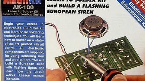 Learn to Solder with The AmeriKit AK-100 Review