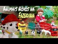 Fazendinha de Brinquedo | Visita da Patrulha Canina | Caminhão Boi Cavalo Vaca | Som dos Animais