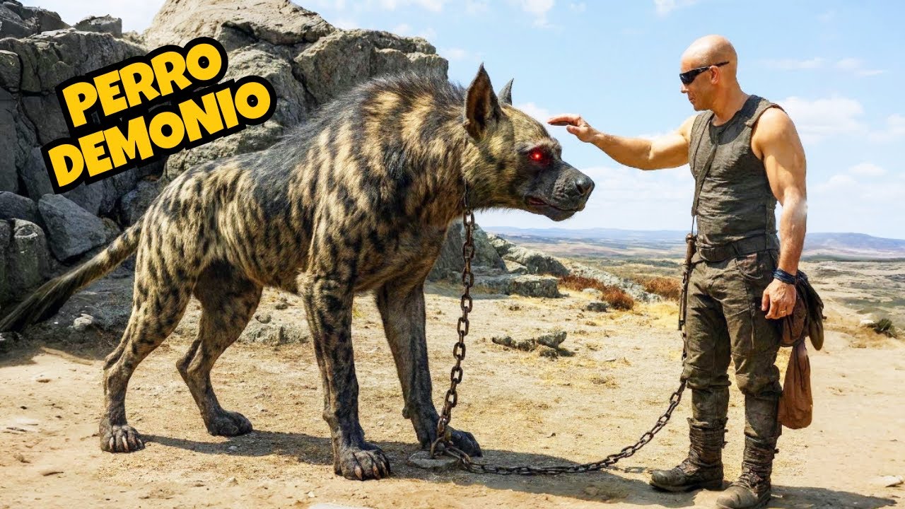 El hombre es protegido por PERRO DEMONIO en un desierto de MONSTRUOS donde TODOS QUIEREN DEVORARLO