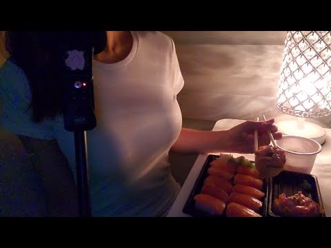 ASMR | Salmon sushi🍣~❤️ | MUKBANG | Eating Sounds | Real Sounds