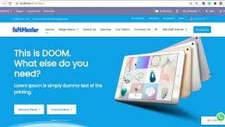 Corpomate Theme - Get Quote Odoo