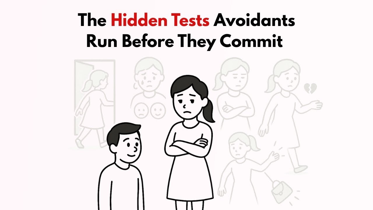 The Subtle Tests Avoidants Use Before They Commit (Psychology)