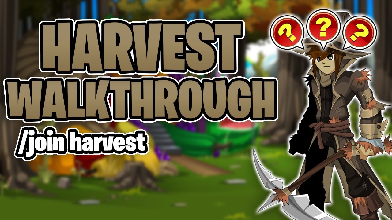 Harvest Quest Walkthrough /join harvest - AQW