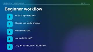 Run the Hermes Setup Wizard: Rocky Beginner Tutorial