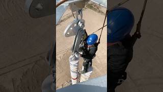 Maintenance process of high voltage electrical power line tower