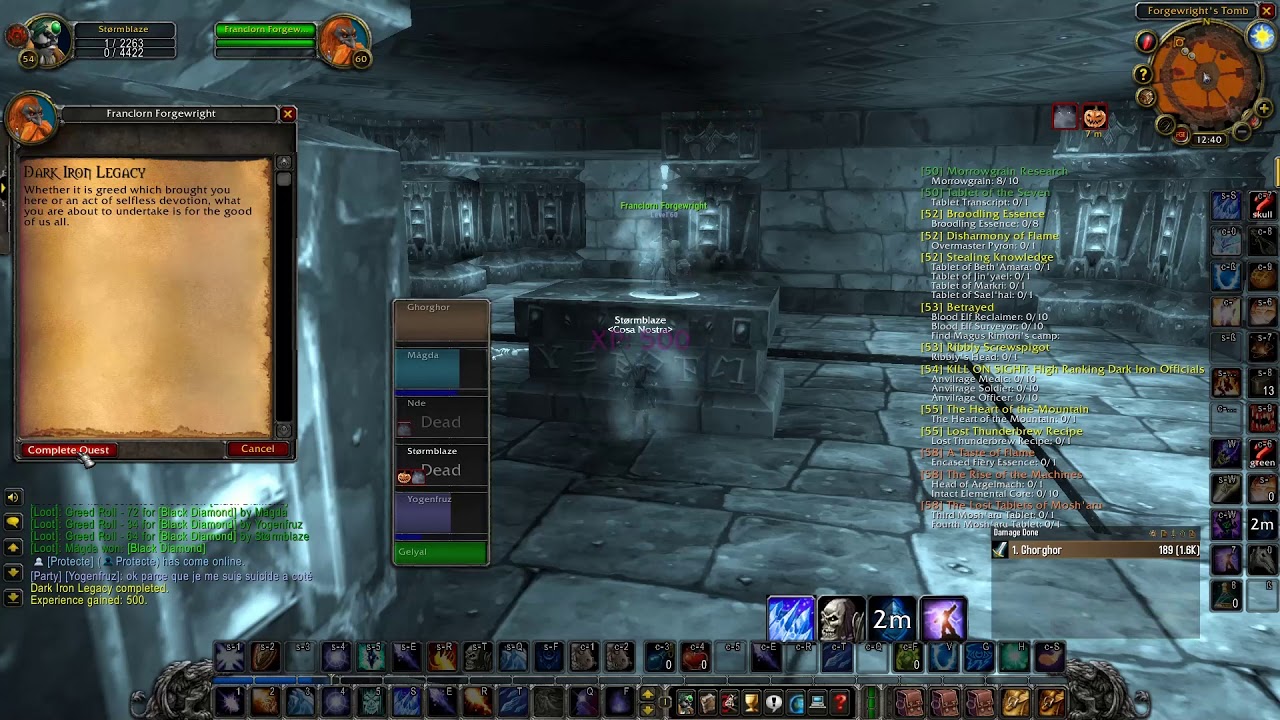 dark iron legacy turn in