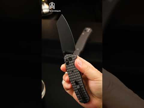 Two Cicada's Wing side by side! Grey PVD stainless steel handles with satin or black PVD blades!