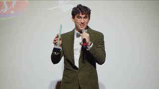 Dom Fera Accepts The Excellence In Music, Sound, And Score Award Buffer Festival Gala 2023