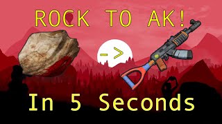 Funny rock throw kill - Rust: Console Edition
