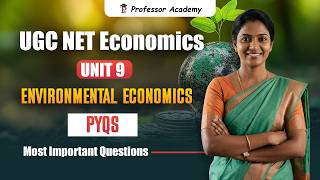 UGC NET Economics | Most Important Questions from Environmental Economics | UGC NET Economics🎯