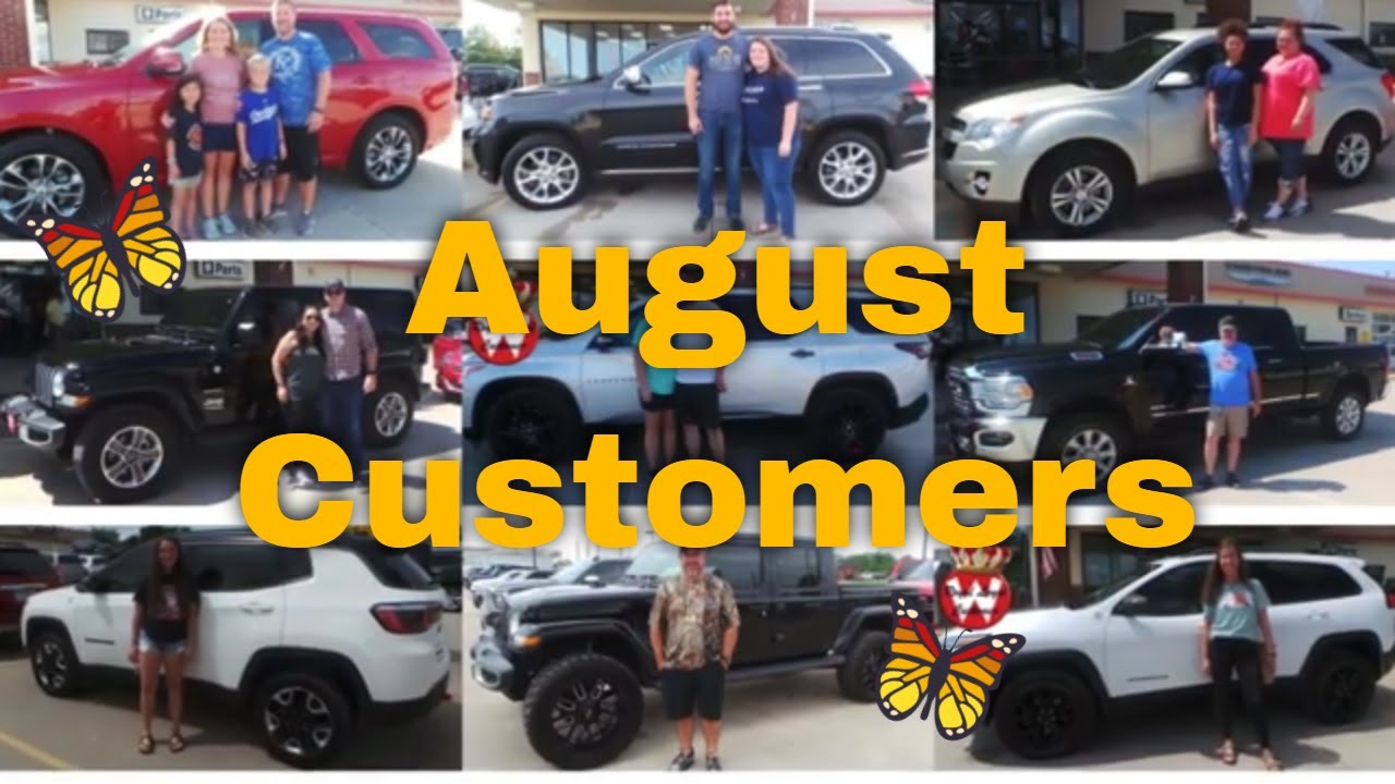 August 2020 Wow Customers Used Cars and Trucks for sale at WowWoodys