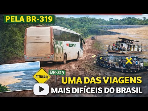 De Manaus a Porto Velho pela BR-319 | A viagem de ônibus mais desafiadora da Amazônia #1 