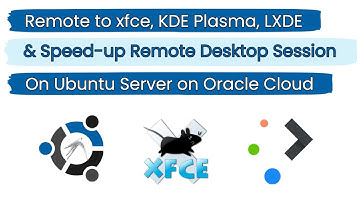 How to speed-up your free RDP server session and switch between desktop GUIs on Ubuntu Server on OCI