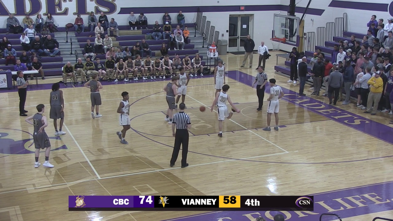 CBC Varsity Basketball vs Vianney Senior Night YouTube
