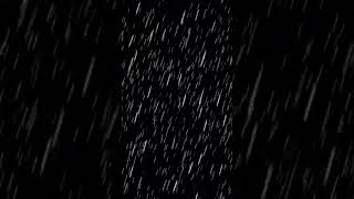 Black Screen Rain for Study Session