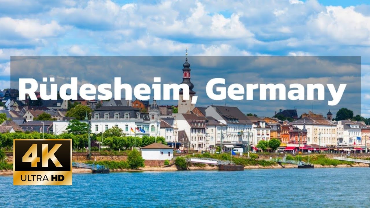 Rüdesheim am Rhein, Germany Walking Tour 4k
