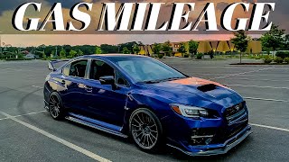 Subaru STI Gas Mileage Explained | MPG | POV driving