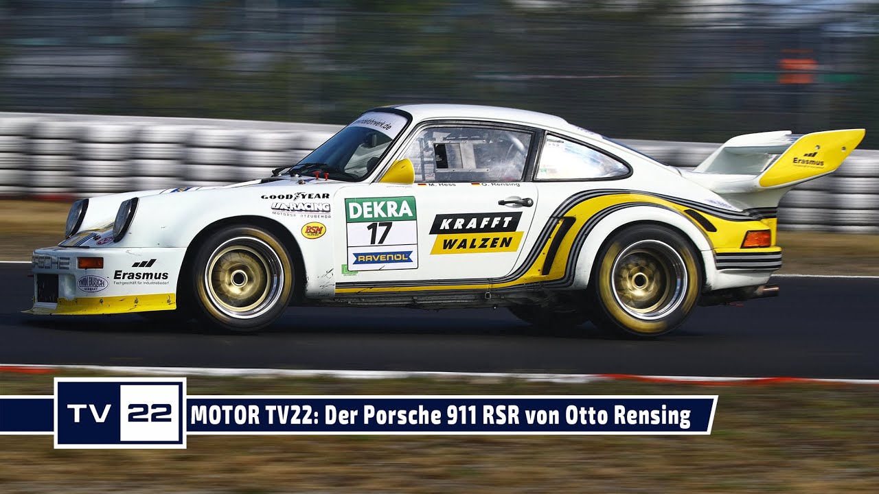 MOTOR TV22: Der Porsche 911 RSR von Otto Rensing mit 3. Platz im ...