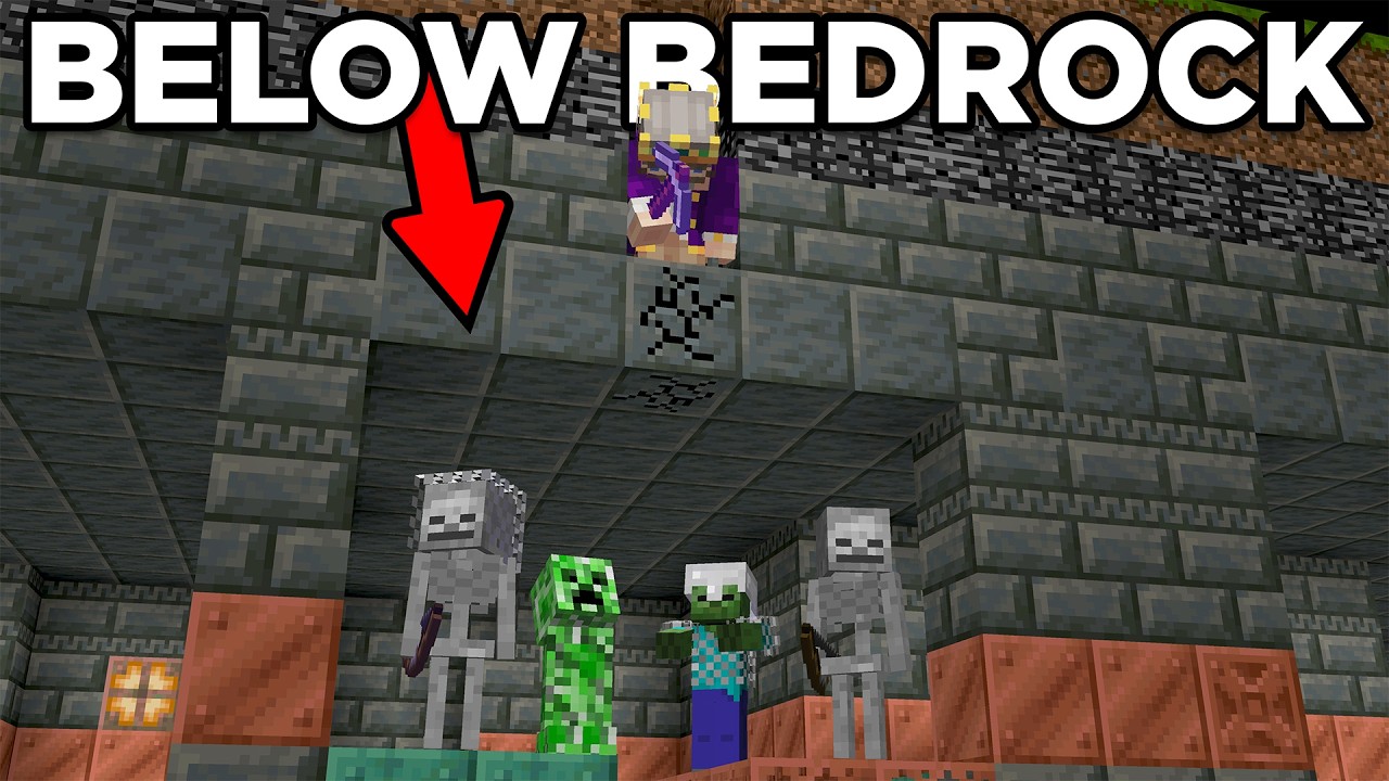 Raiding Void Chambers in Minecraft Superflat