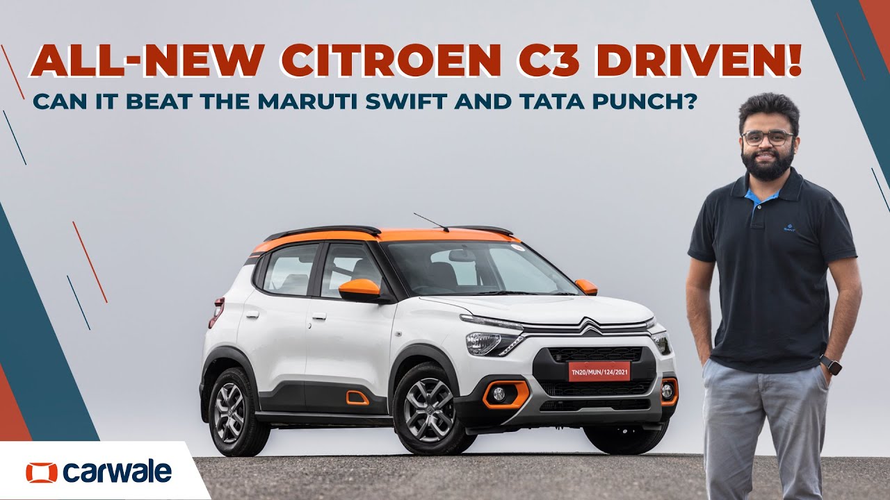 Citroen C3 First Drive Impressions | Can it take on the Maruti Swift ...