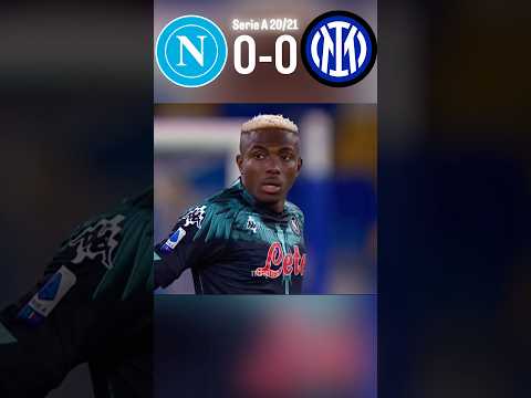 Video Napoli Vs Inter Milan Serie A 20/21