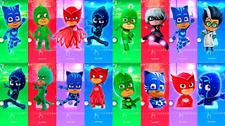 PJ Masks - Owlette🆚 CatBoy 🆚 Night Ninja 🆚 Gekko 🎶 Tiles Hop EDM Rush