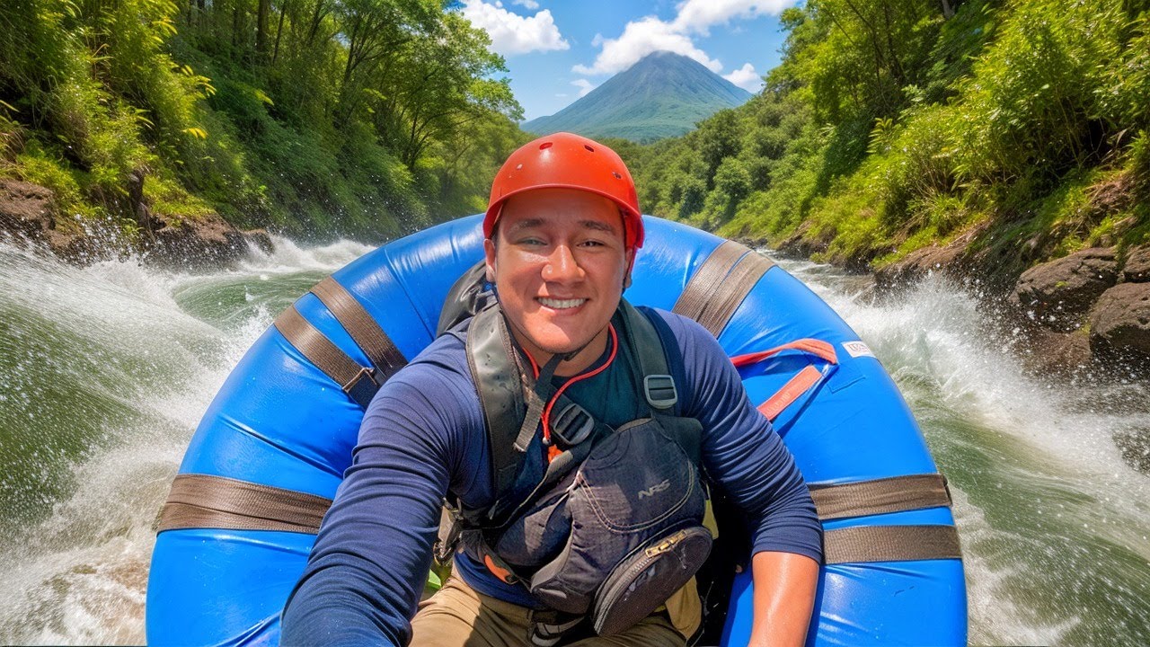 River Tubing with La Leona Waterfall in Costa Rica