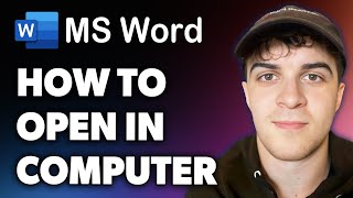 How to Open Ms Word Computer (Full 2024 Guide)