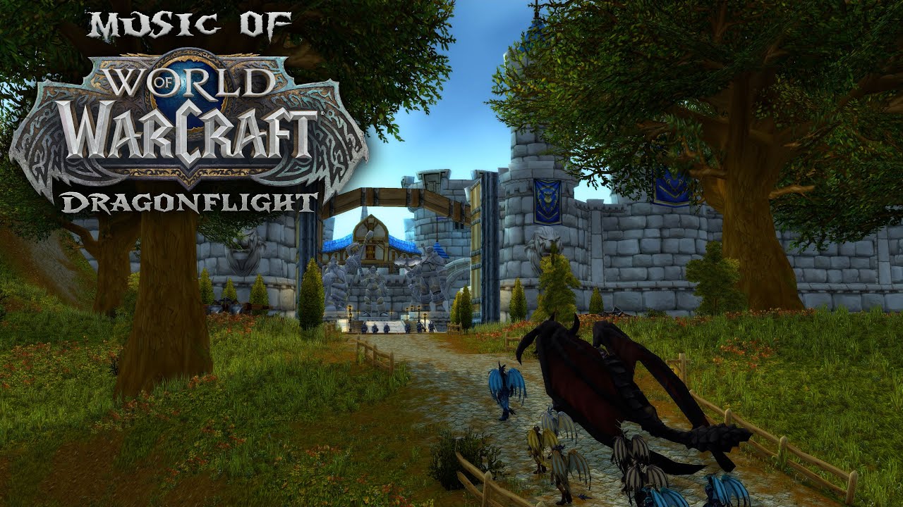 Dracthyr Arrival Stormwind Music of WoW Dragonflight YouTube