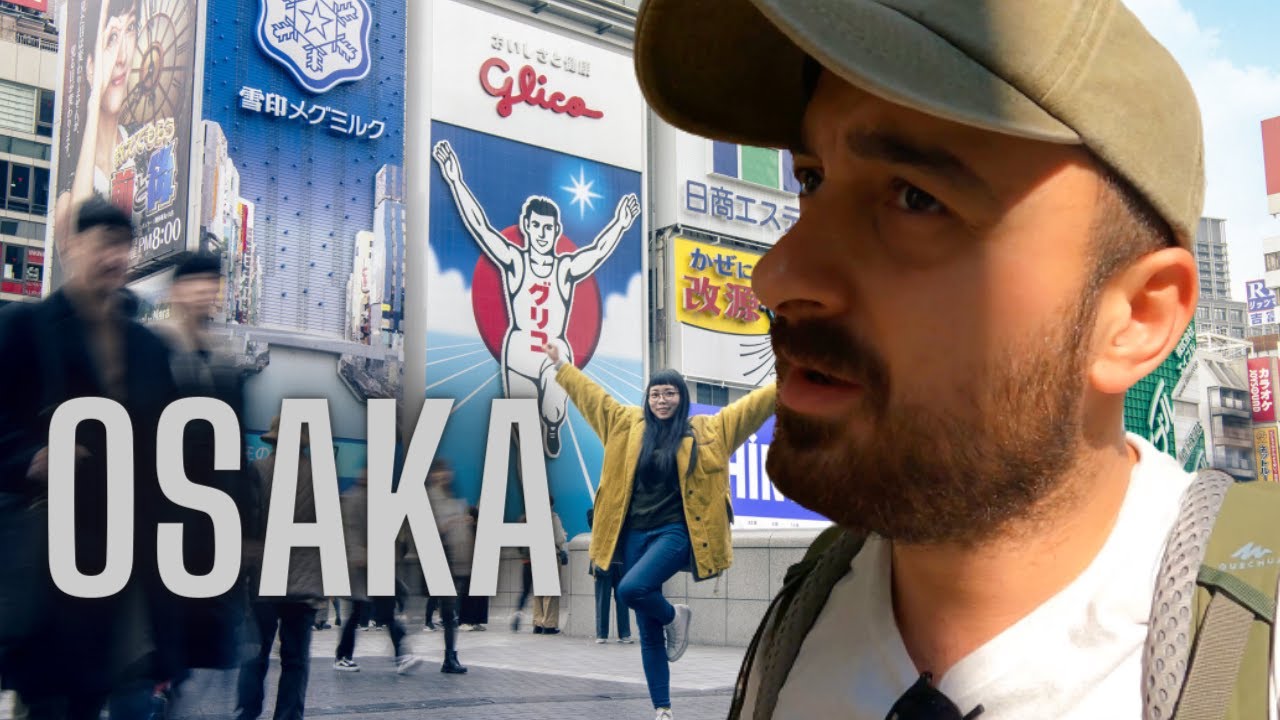 1 день в Осаке, сумасшедшем городе Японии! (Я ел мясо Кобе!) # 186