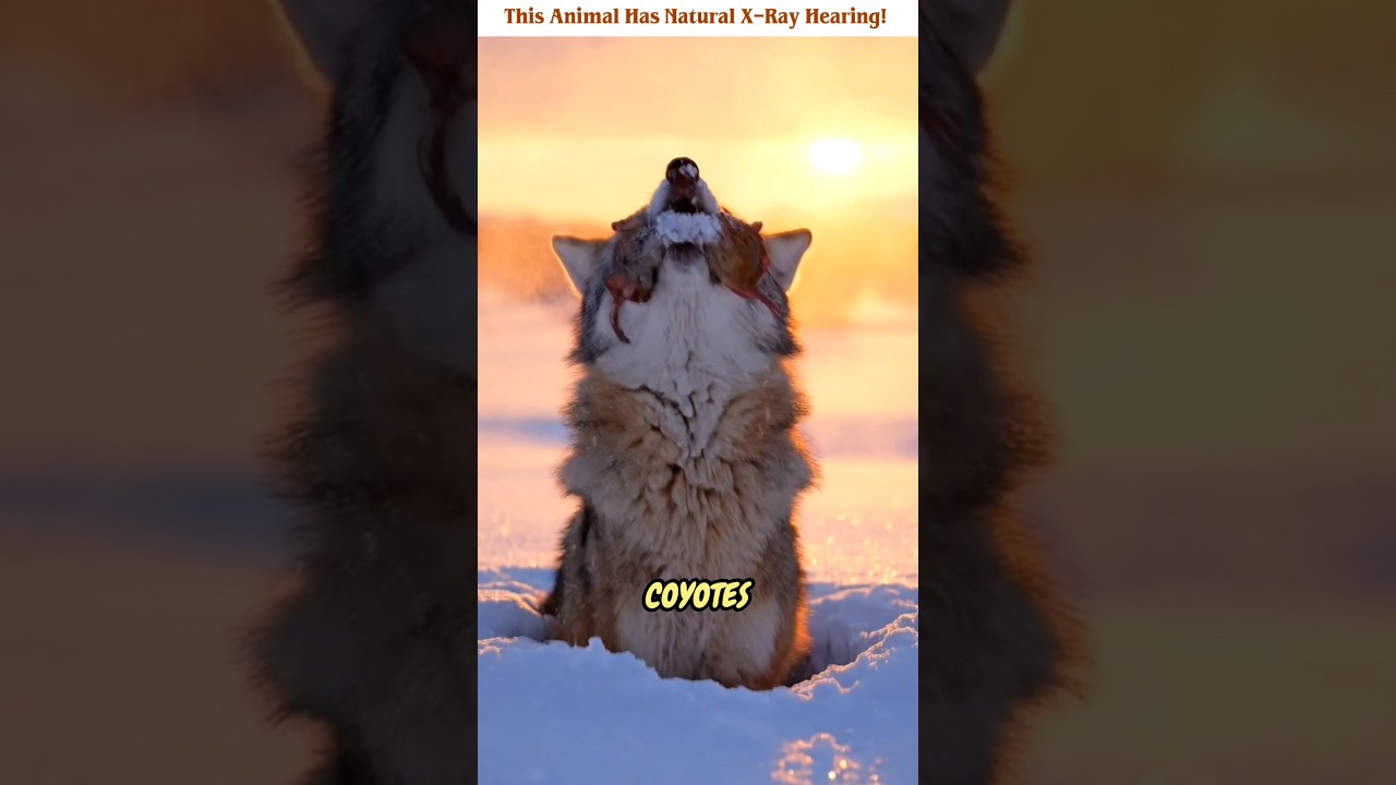 This Animal Has Natural X-Ray Hearing! 🦊❄️