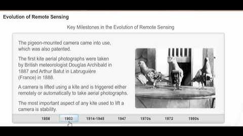 evolution of remote sensing