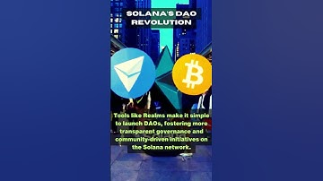 Solana’s DAO Revolution  #digitalassets #cryptocurrency #crypto