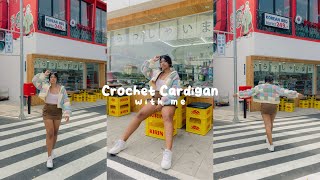 CROCHET CARDIGAN WITH ME | ถักเสื้อคลุมคาร์ดิเกนครั้งแรก🌼🌈