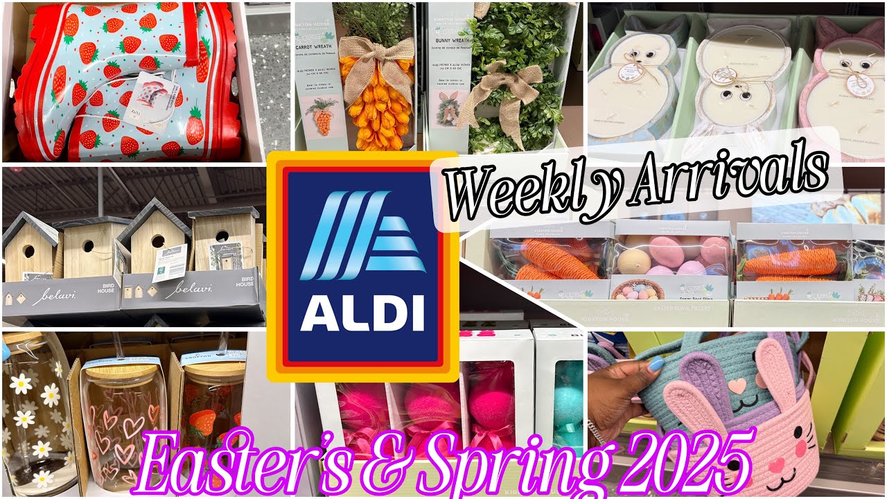 ALDI New Arrivals 3-26-2025 * Easter & Spring - YouTube