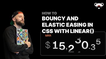 Bouncy and elastic custom easing in CSS with linear() #css