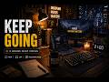 KEEP GOING – 2 Hour Deep Focus (Rain + Cozy Setup) | Work With Me